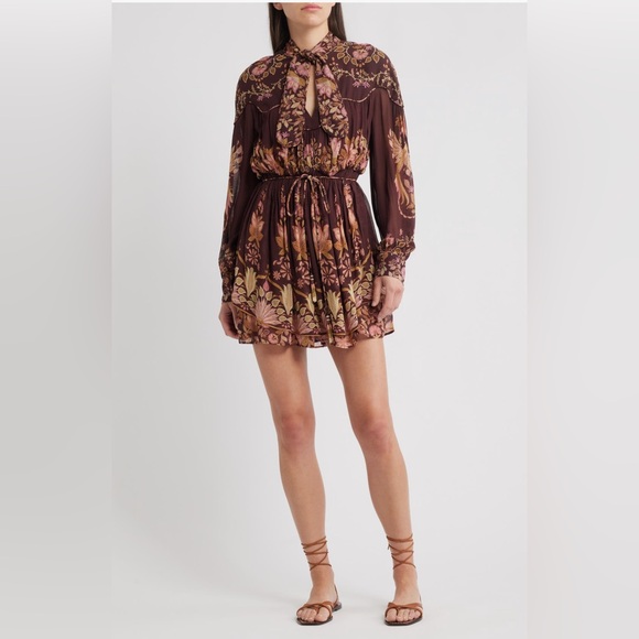 Farm Rio Belle Floral Minidress - Picture 2 of 9